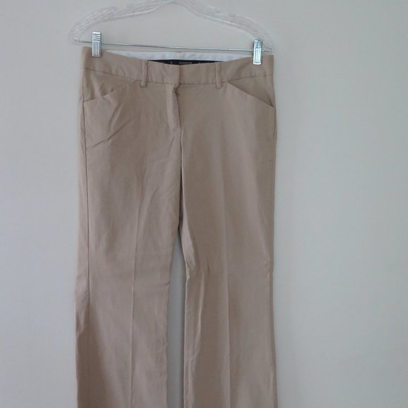 Express Editor Fit Pants Khaki Size 6 - Picture 1 of 5